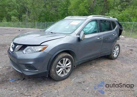 2016 Nissan Rogue Sv from USA, damaged, VIN KNMAT2MT5GP598891
